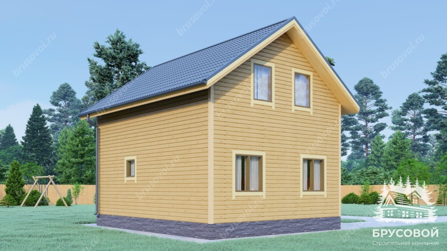 Четвертый вид проект БРУСОВОЙ №-28