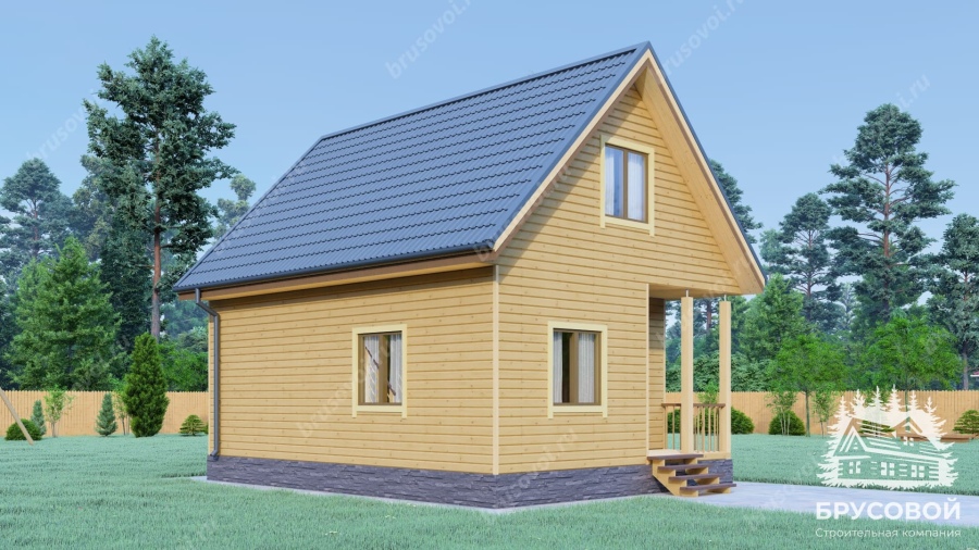 Четвертый вид проект БРУСОВОЙ №-29