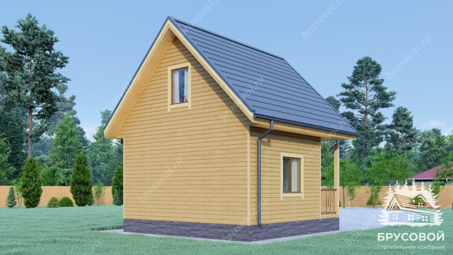 Третий вид проект БРУСОВОЙ №-3