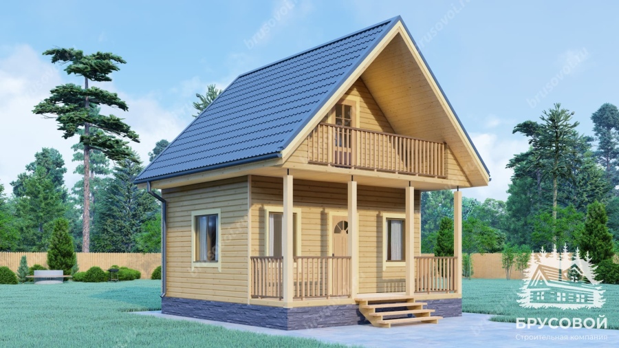 Четвертый вид проект БРУСОВОЙ №-3