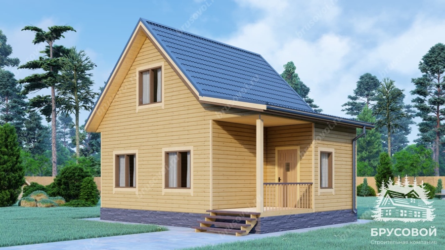 Главный вид проект БРУСОВОЙ №-30