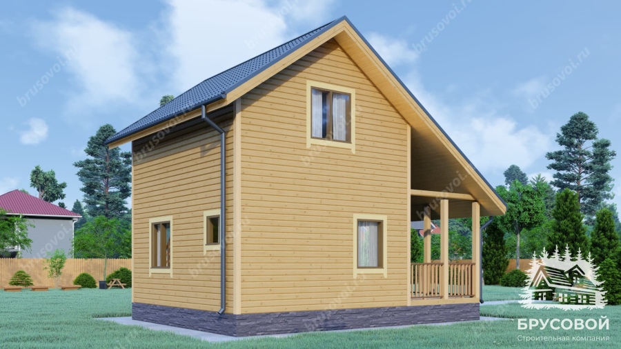 Третий вид проект БРУСОВОЙ №-31