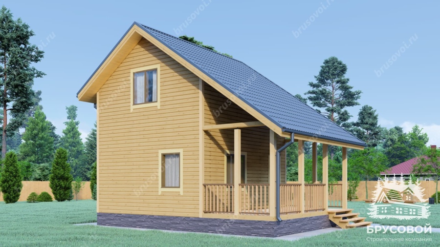 Четвертый вид проект БРУСОВОЙ №-31