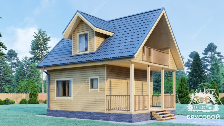 Четвертый вид проект БРУСОВОЙ №-32