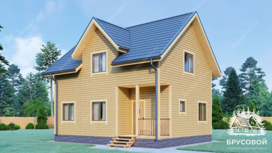 Главный вид проект БРУСОВОЙ №-33