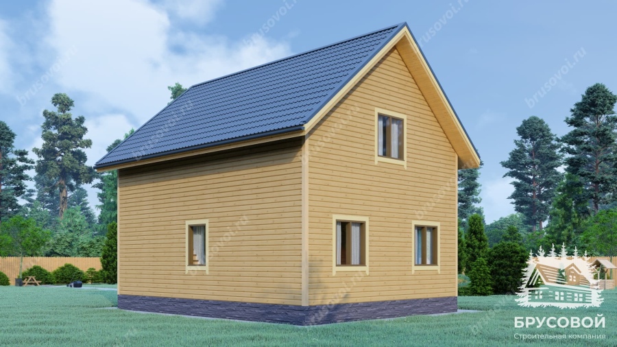 Третий вид проект БРУСОВОЙ №-33