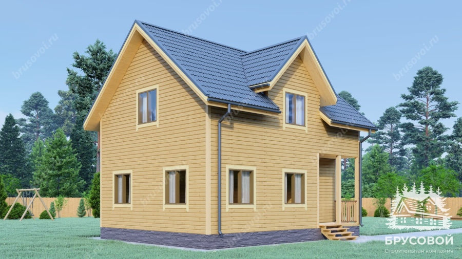 Четвертый вид проект БРУСОВОЙ №-33