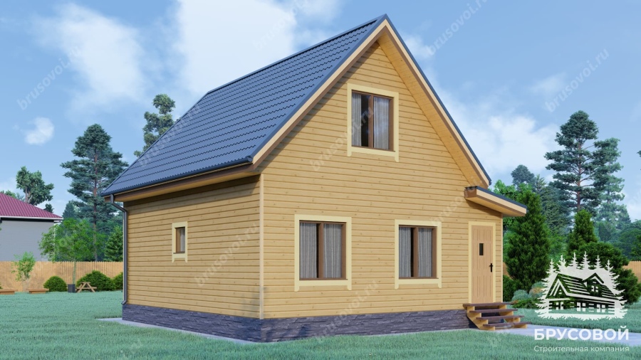 Четвертый вид проект БРУСОВОЙ №-37