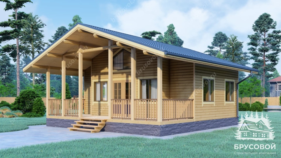 Главный вид проект БРУСОВОЙ №-38