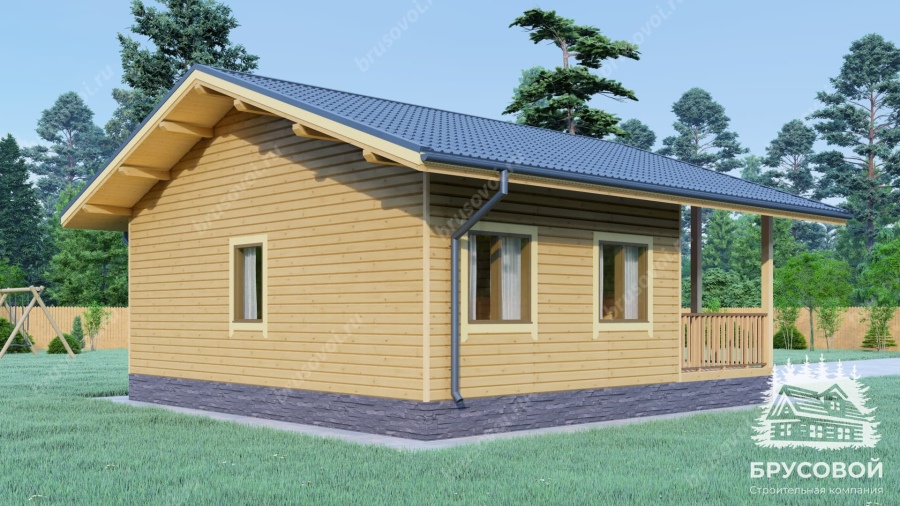 Третий вид проект БРУСОВОЙ №-38