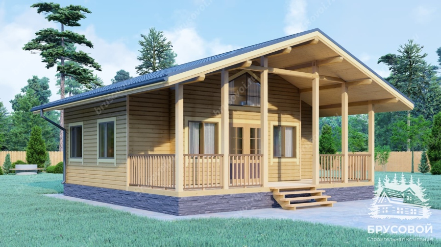 Четвертый вид проект БРУСОВОЙ №-38