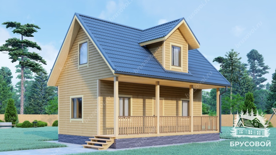 Главный вид проект БРУСОВОЙ №-39