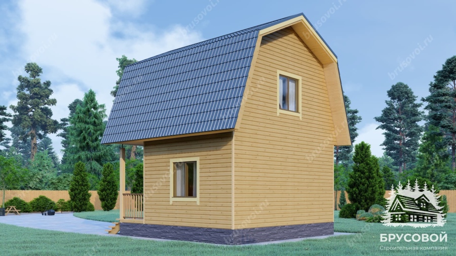 Второй вид проект БРУСОВОЙ №-4