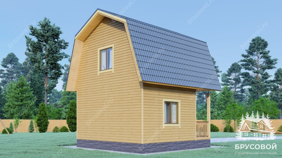 Третий вид проект БРУСОВОЙ №-4