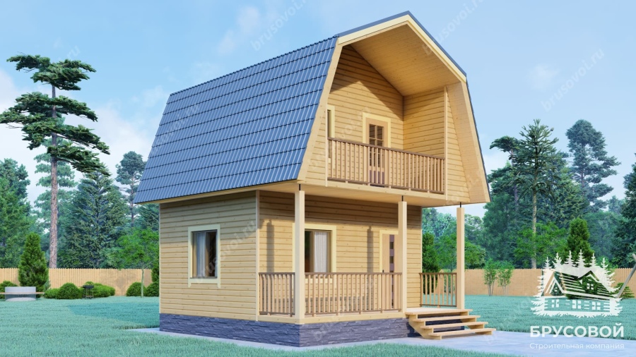 Четвертый вид проект БРУСОВОЙ №-4