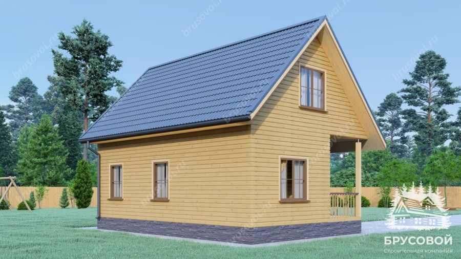 Четвертый вид проект БРУСОВОЙ №-40