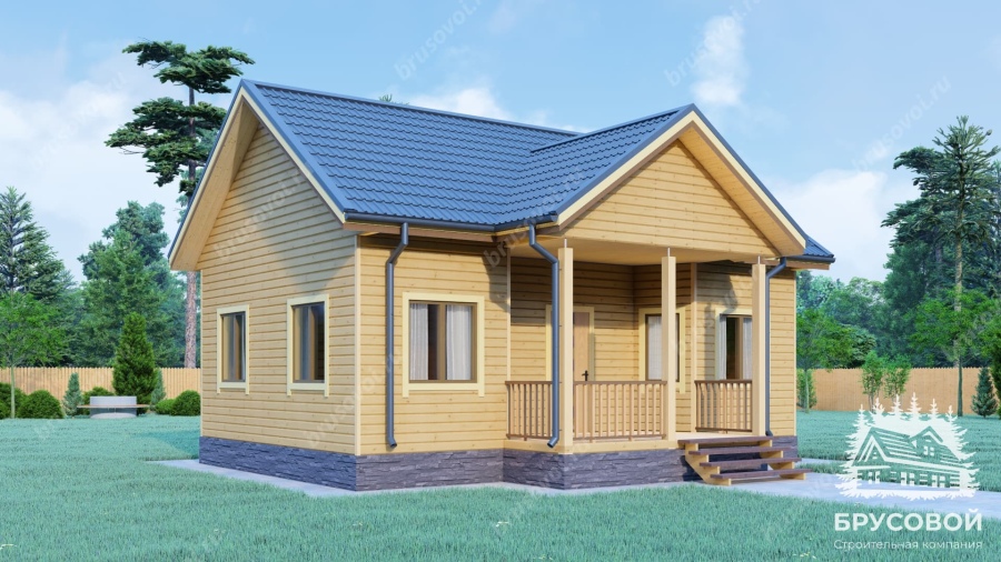 Четвертый вид проект БРУСОВОЙ №-41