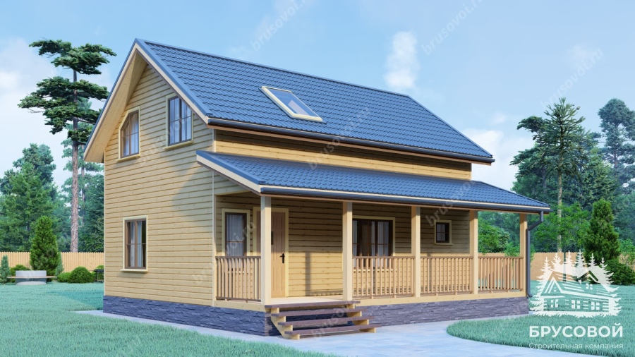 Главный вид проект БРУСОВОЙ №-42