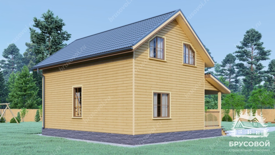 Четвертый вид проект БРУСОВОЙ №-42