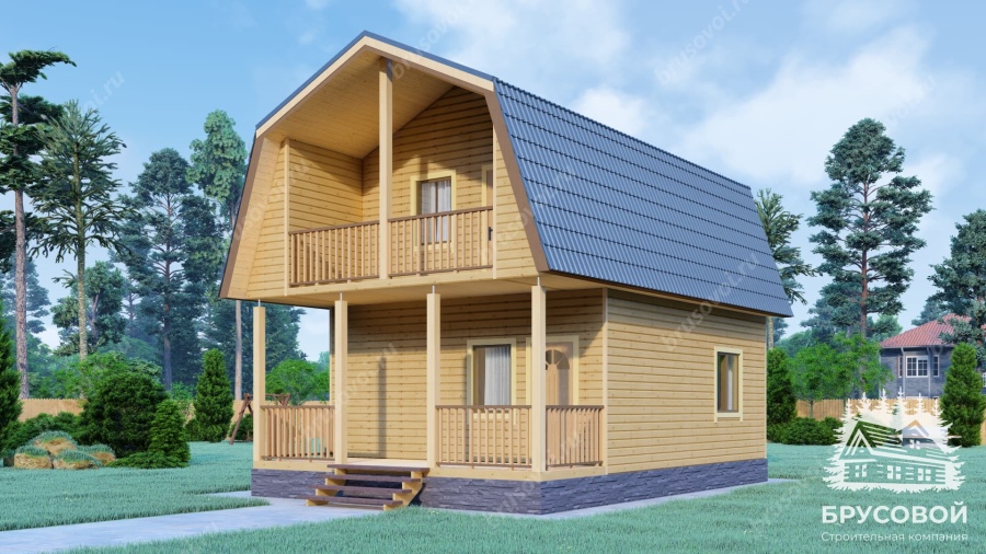 Главный вид проект БРУСОВОЙ №-43