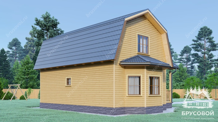 Четвертый вид проект БРУСОВОЙ №-45