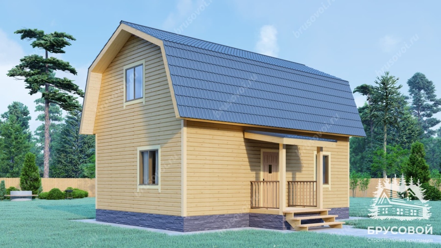 Четвертый вид проект БРУСОВОЙ №-46