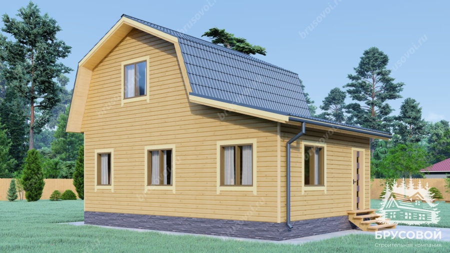 Четвертый вид проект БРУСОВОЙ №-47