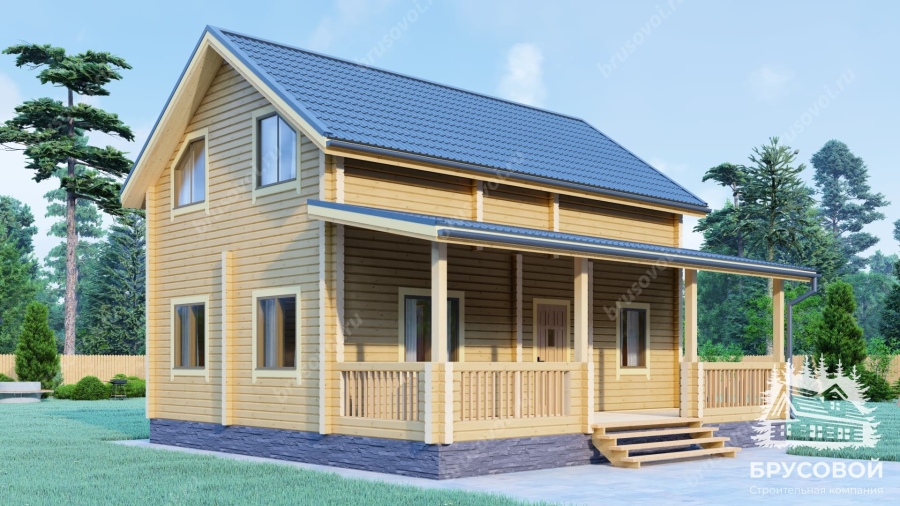 Четвертый вид проект БРУСОВОЙ №-48