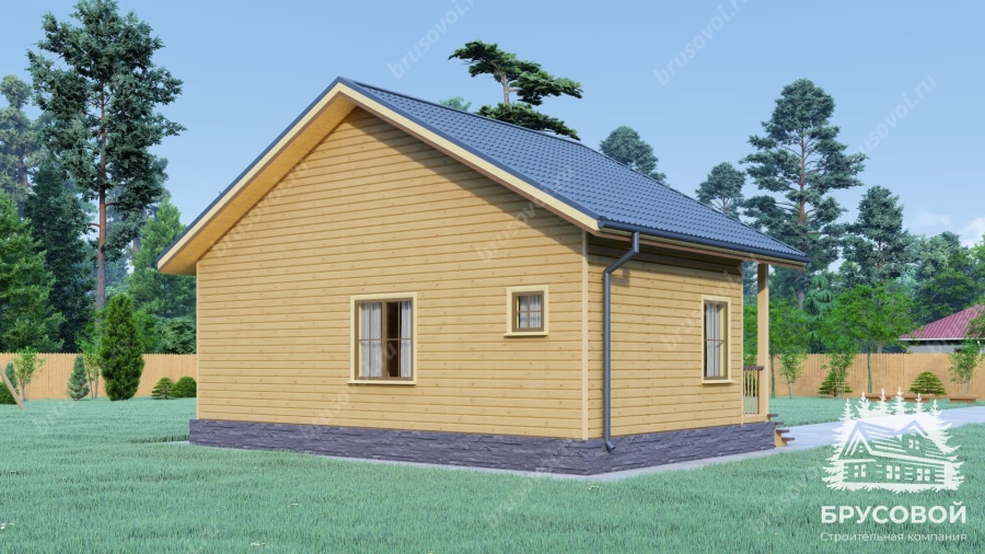 Четвертый вид проект БРУСОВОЙ №-49