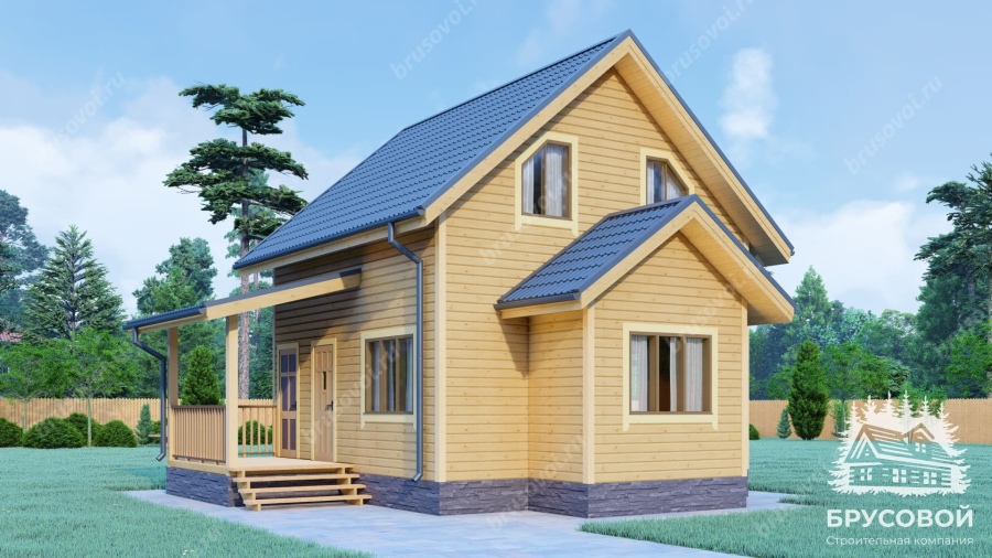 Главный вид проект БРУСОВОЙ №-5