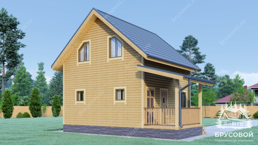 Четвертый вид проект БРУСОВОЙ №-5