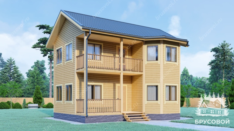 Главный вид проект БРУСОВОЙ №-50