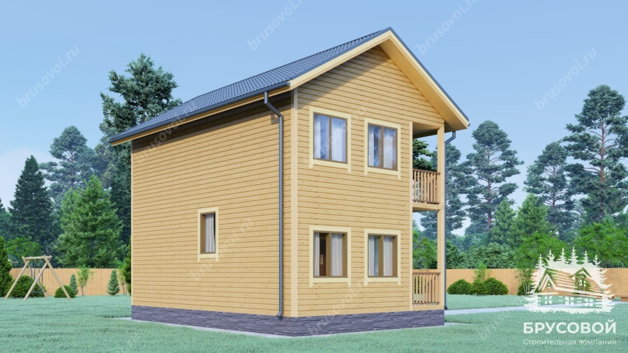 Четвертый вид проект БРУСОВОЙ №-50