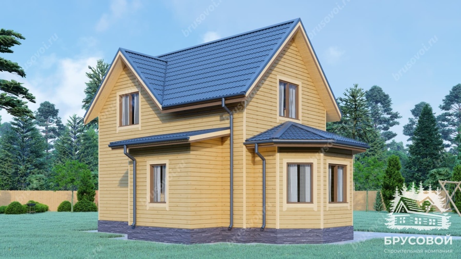 Четвертый вид проект БРУСОВОЙ №-53