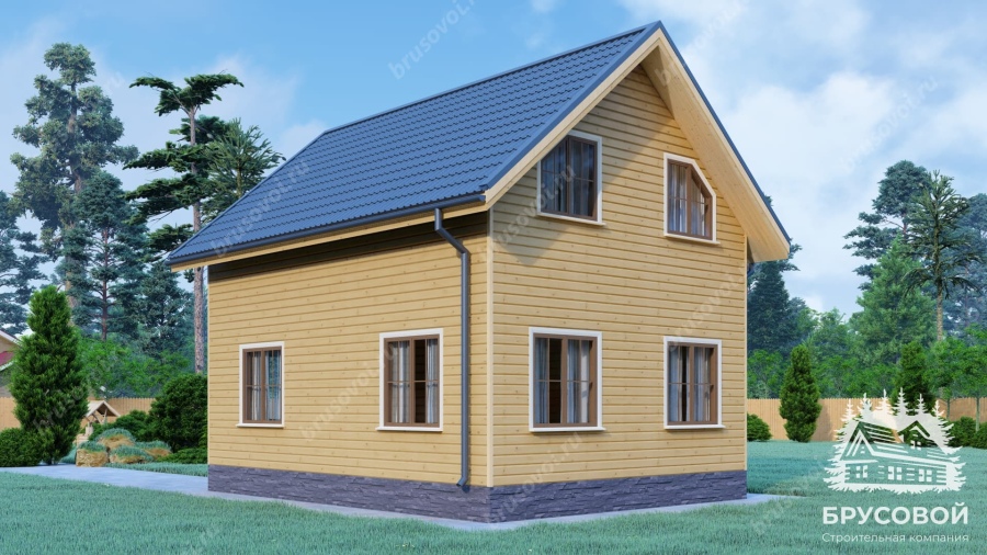 Второй вид проект БРУСОВОЙ №-54