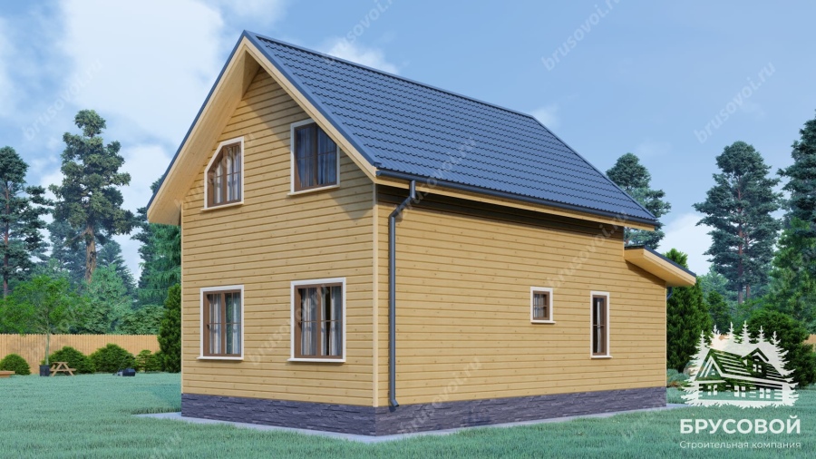 Третий вид проект БРУСОВОЙ №-54