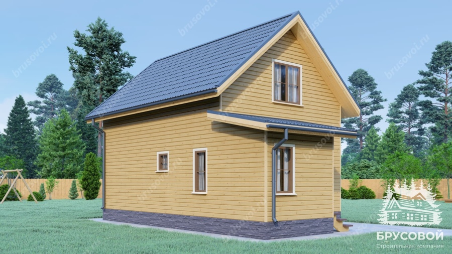 Четвертый вид проект БРУСОВОЙ №-54