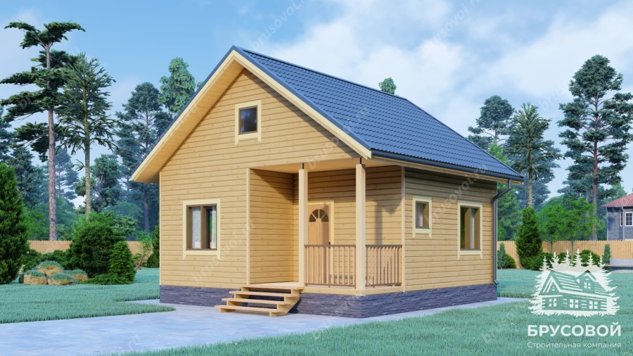 Главный вид проект БРУСОВОЙ №-56