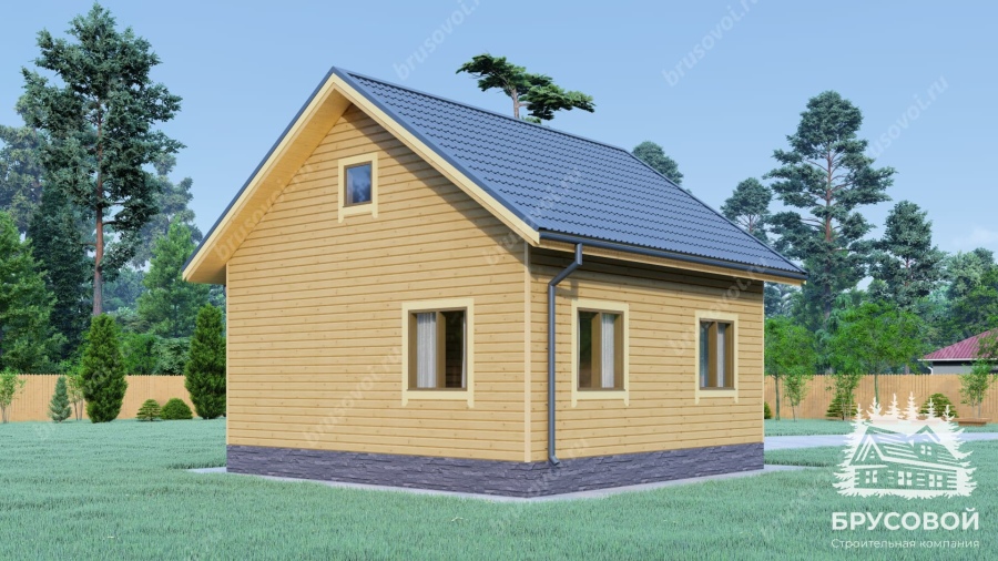 Третий вид проект БРУСОВОЙ №-56