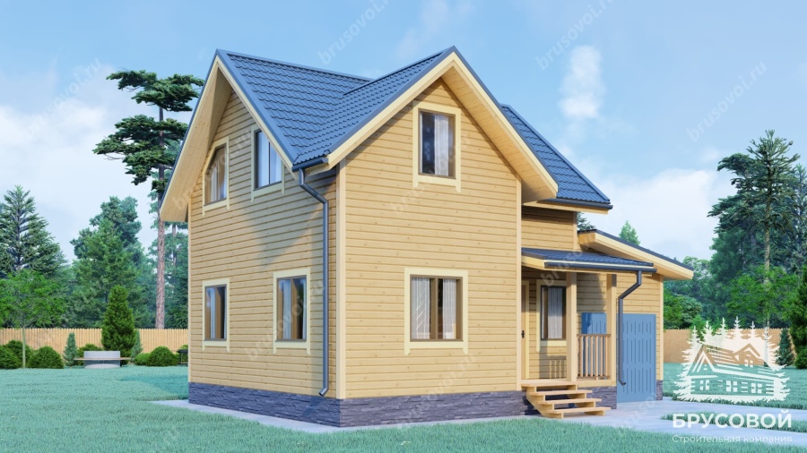 Четвертый вид проект БРУСОВОЙ №-57