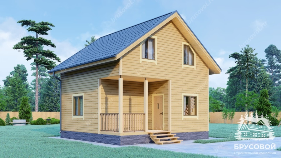 Главный вид проект БРУСОВОЙ №-59