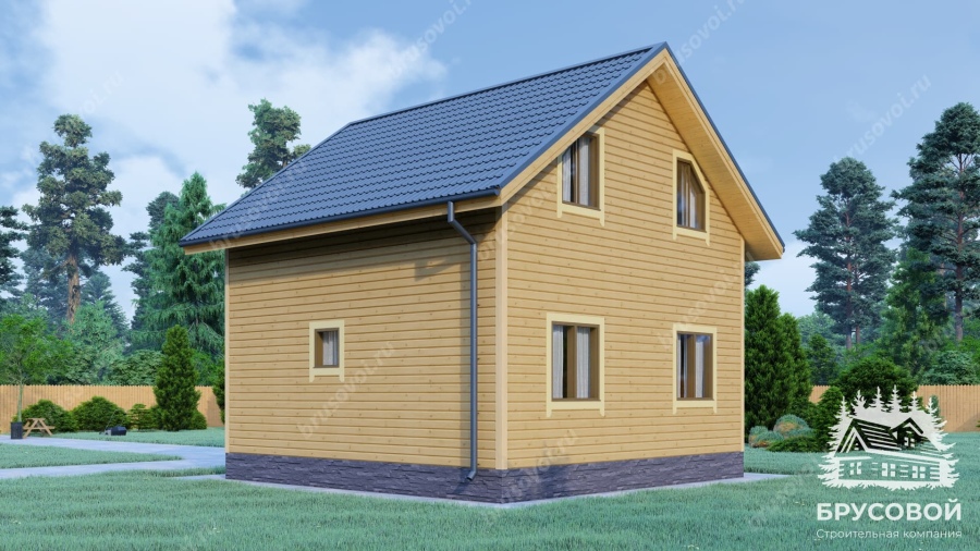 Третий вид проект БРУСОВОЙ №-59