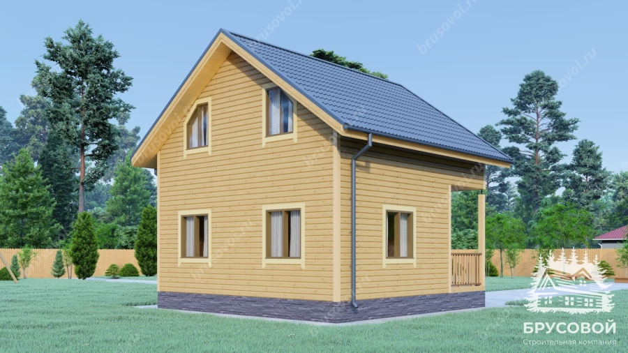 Четвертый вид проект БРУСОВОЙ №-59