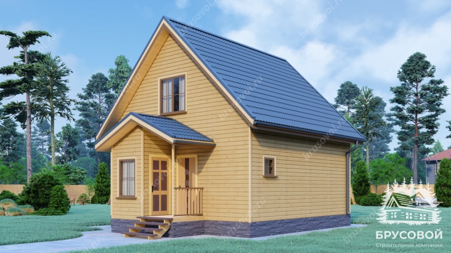 Главный вид проект БРУСОВОЙ №-61