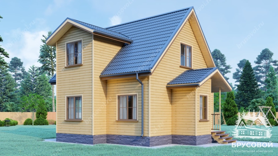 Четвертый вид проект БРУСОВОЙ №-61