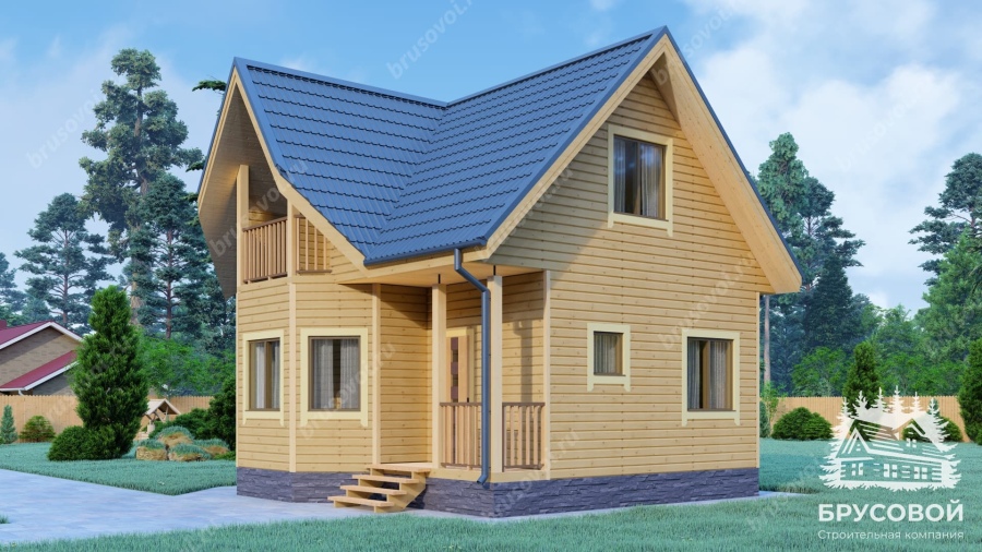 Главный вид проект БРУСОВОЙ №-65