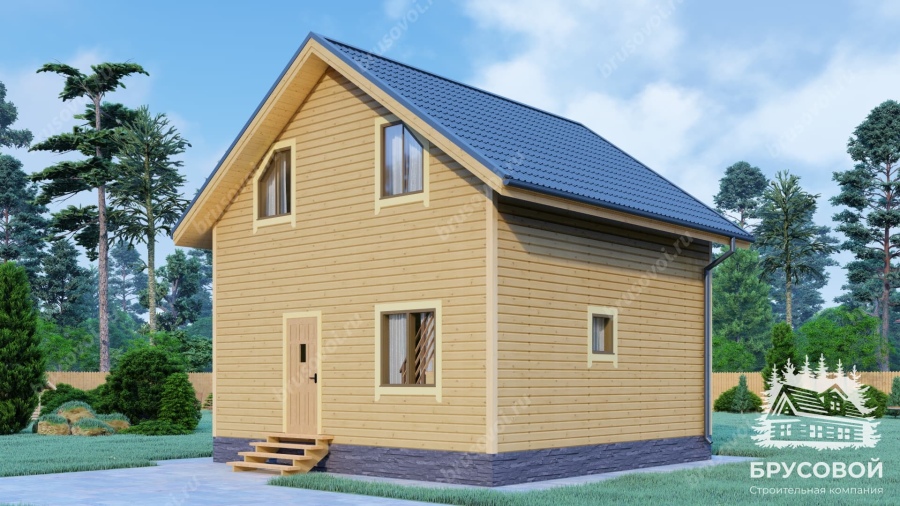 Главный вид проект БРУСОВОЙ №-67