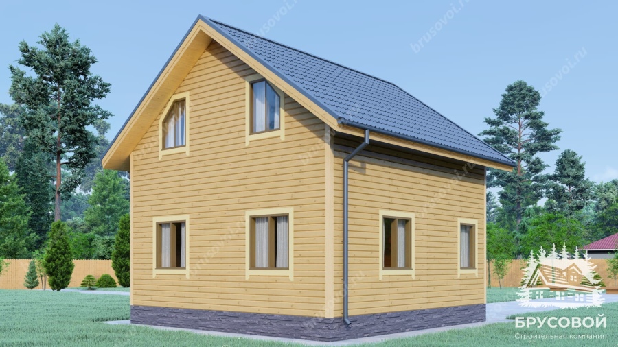 Третий вид проект БРУСОВОЙ №-67