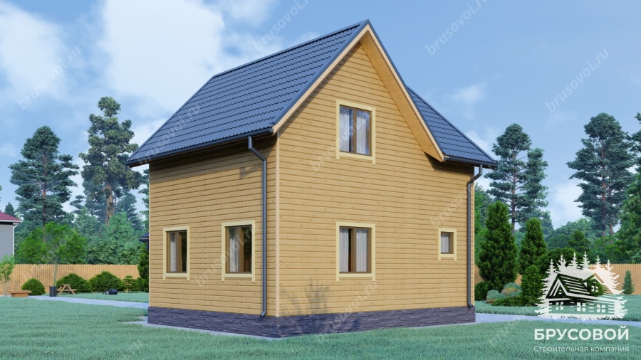 Второй вид проект БРУСОВОЙ №-68
