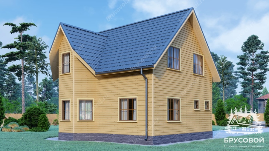 Главный вид проект БРУСОВОЙ №-69